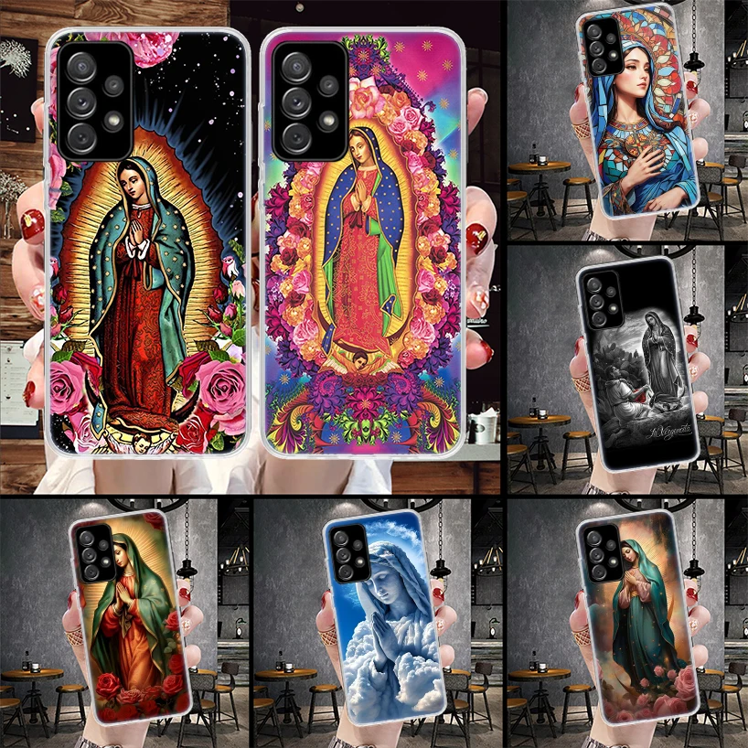 Virgin De Guadalupe Virgen Mary Phone Case For Samsung Galaxy A71 A51 A41 A31 A21S A11 A70 A50 A40 A30 A20E A10S A20S A6 A7 A8 A