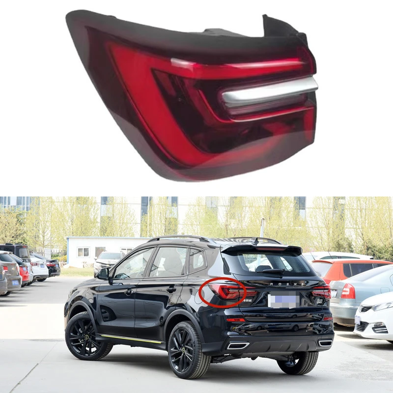 For SAIC Roewe RX5plus 2021 Car Accessories Rear outside Taillight Assembly running water turn signal Brake lights Rear lamp