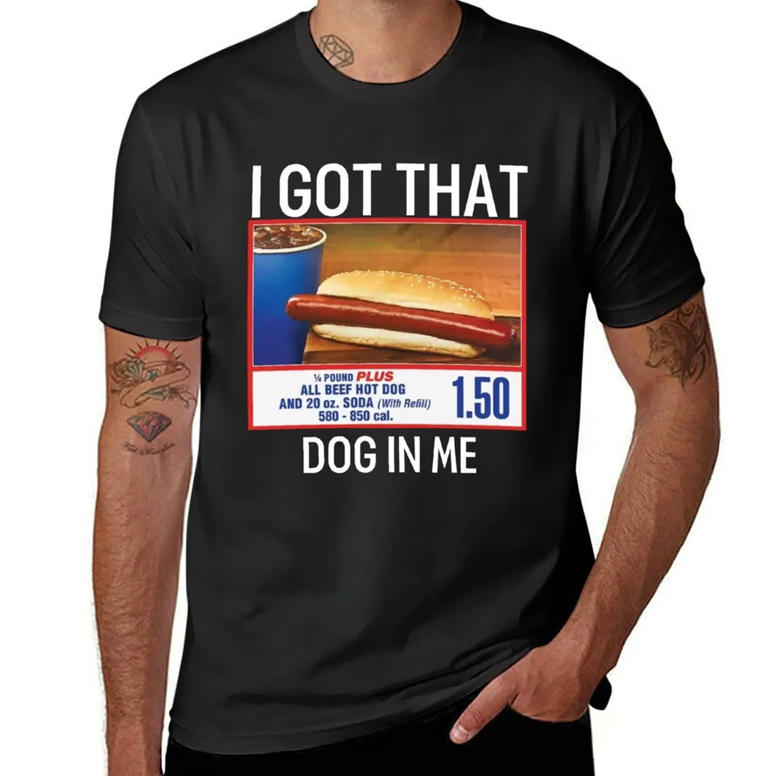 I Got That Dog In Me Funny HotDogs Combo 4th Of July Dad Mom T-shirt korean fashion oversized tees plain t shirts men