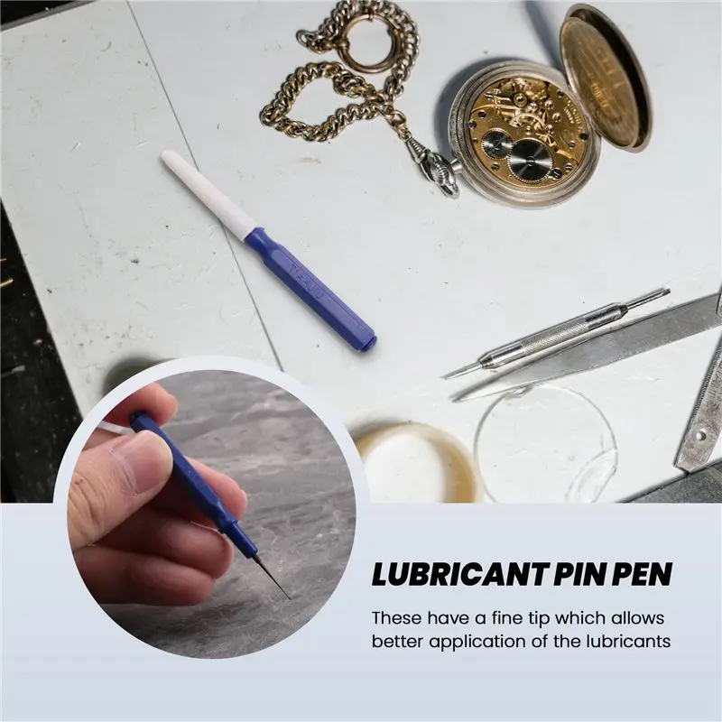 A95D-Lubricant Precision Oil Pin Pen Needle Lubricator Watch Clock Repair Tool