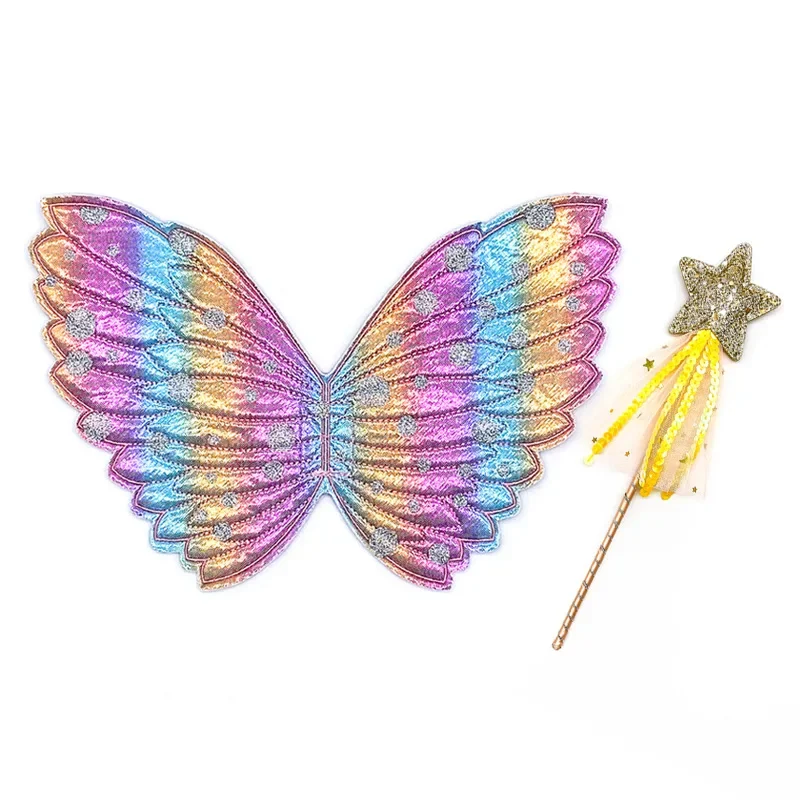 Tenue de Noël tutu pour filles, costume de ballet de danse, ensembles d'ailes de papillon, jupe de fête pour enfants, festival trempé