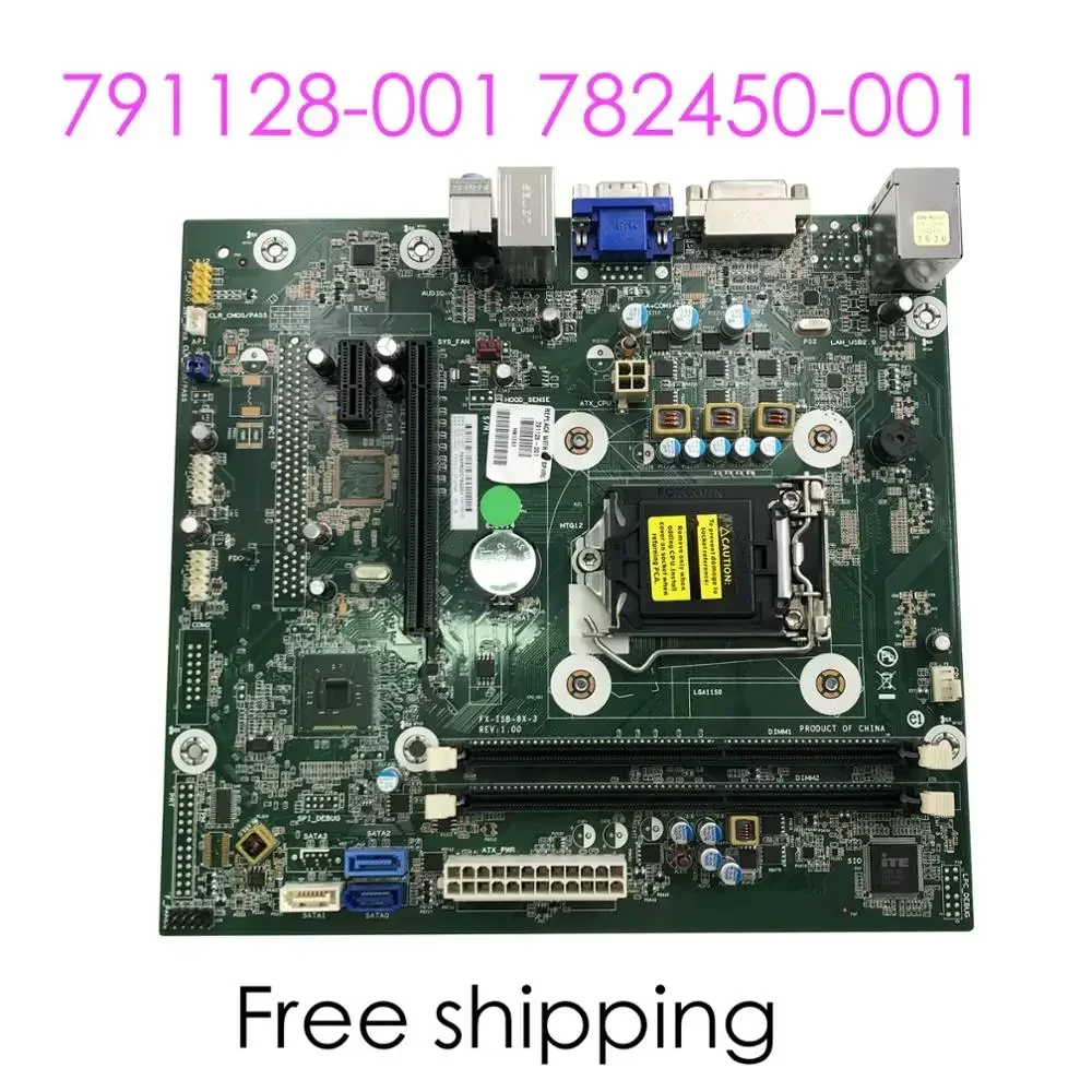 

791128-001 для HP Pro 280 G1 MT настольная материнская плата 791128-501 782450-001 FX-ISB-8X-3 материнская плата 100% протестирована, полностью работает