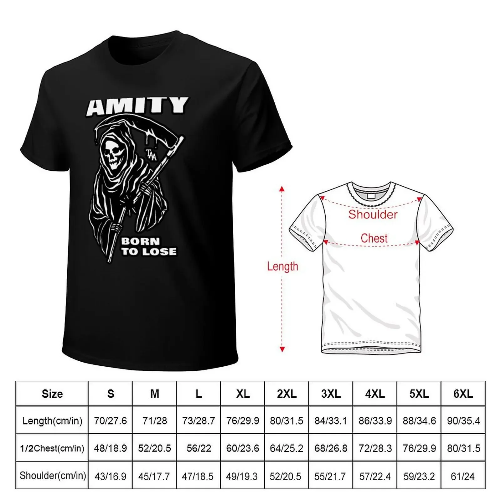 Born To Lose Before Die T-Shirt anime figures boys animal print graphic shirts korean fashion black t-shirts for men