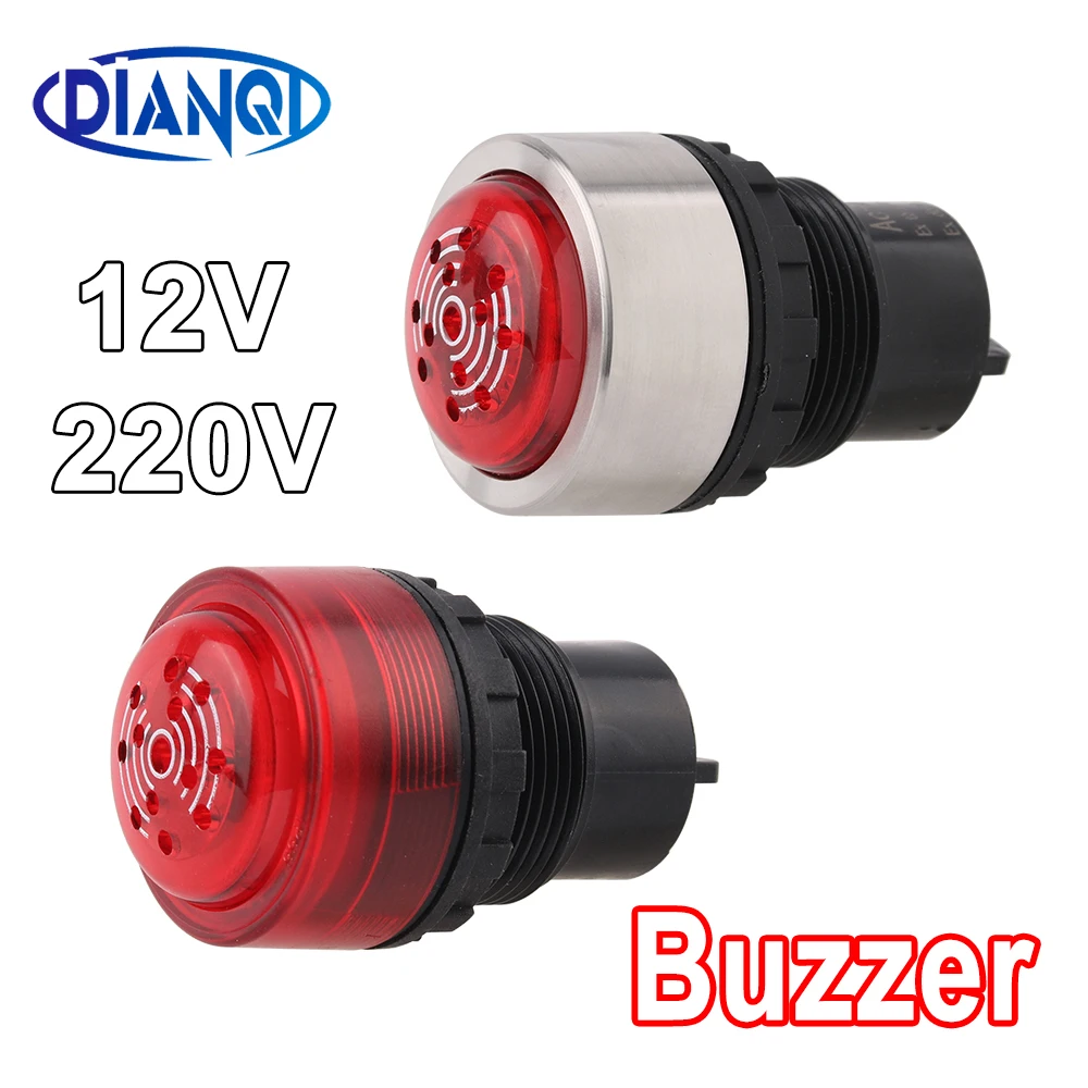 BD8030 30mm Explosion-Proof Waterproof flash buzzer sound light alarm Signal light for Electrical Control Panel Red AC220V DC24V