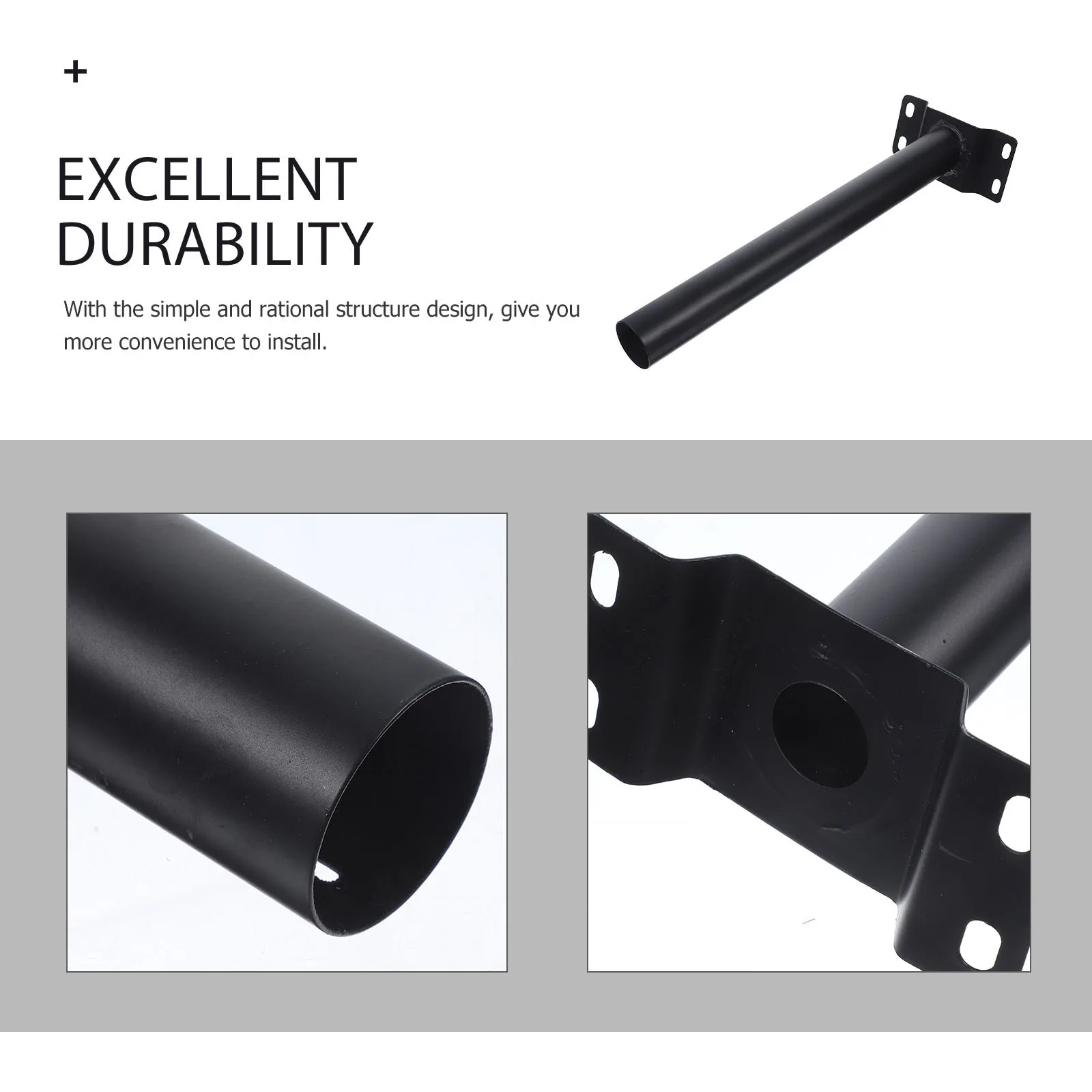 1 مجموعة الشمسية الشارع دعامة إضاءة معدنية دعم ساحة مصباح الذراع تركيبة إضاءة خارجية القطب مقاومة للتآكل دائم للجدار