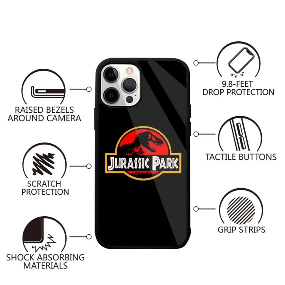 J-Jurassic Park  Phone Case Strong Magnetic For IPhone 16,15,14,13,Pro,Max,Plus,11,12,Mini For Magsafe Wireless Charging