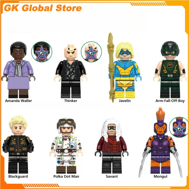 

5cm New Movie Figure Superhero Perimeter Model Statue Building Block Builders Desktop Decoration Ornaments Kids Puzzle Gifts Toy