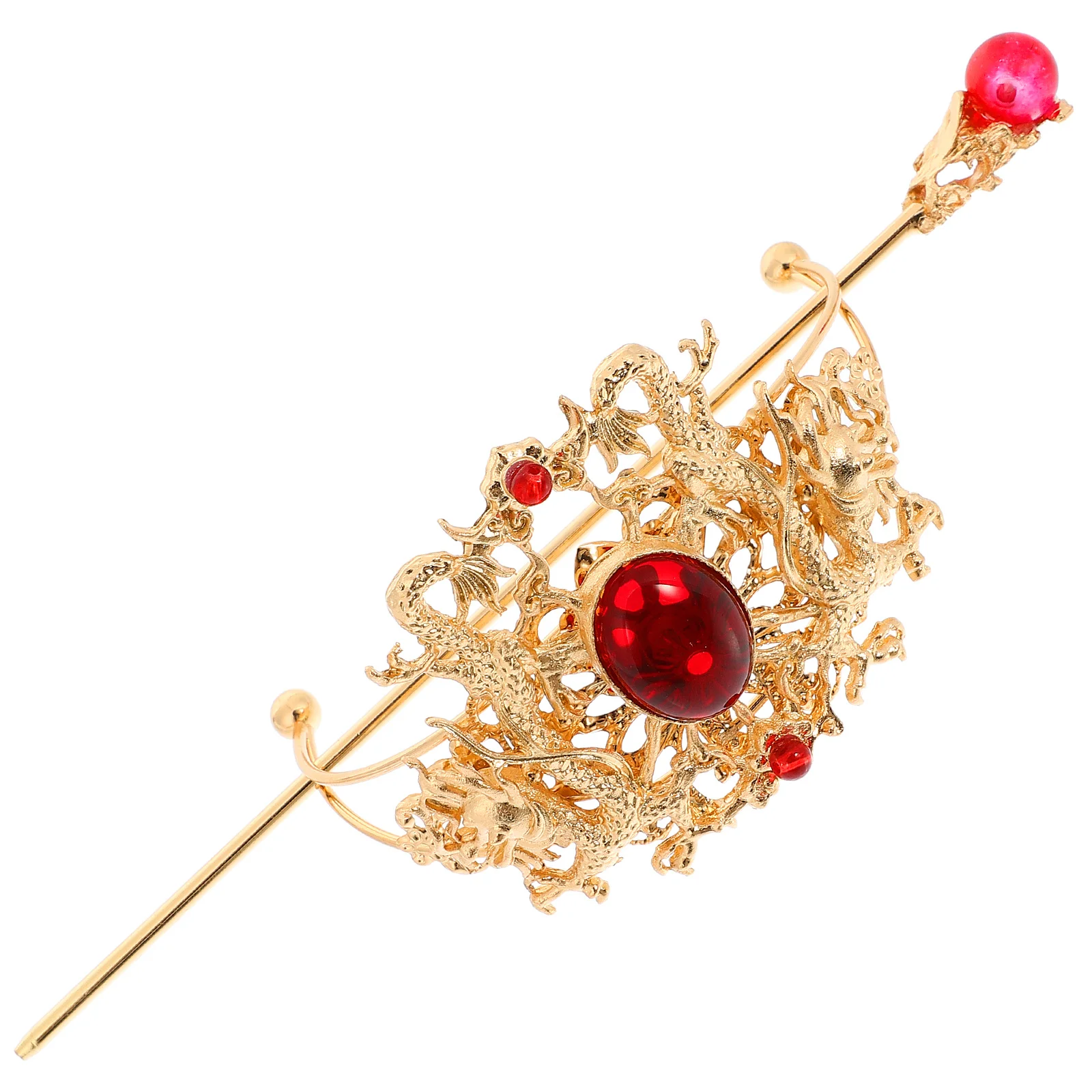 

1 Piece Hanfu Hair Ornament Vintage Style Elegant Iron Hairpin All-Match Hair Stick for Women Daily Wear Party Decoration