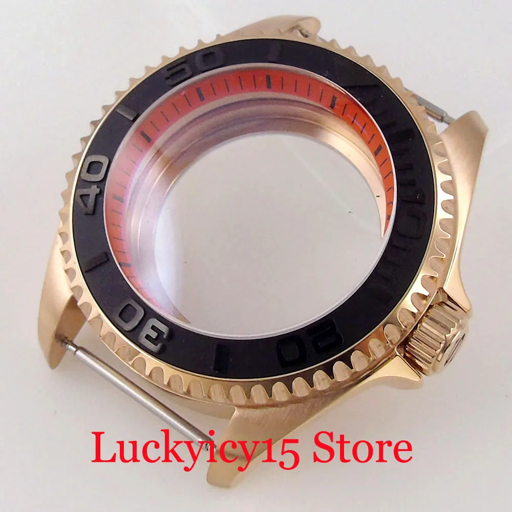 Accessory Part 42MM Watch Case Chapter Ring Sapphire Glass 50m Waterproof Screwdown Crown Fit NH35A NH36A NH34A NH38A NH SKX SRP