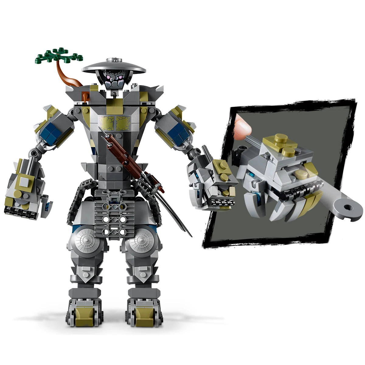 ファンタジーニンジャ-70658-オニタイ-タイタン戦士-メカ-組み立てブロック-おもちゃ-男の子向け-組み立て玩具-知育玩具-中国製