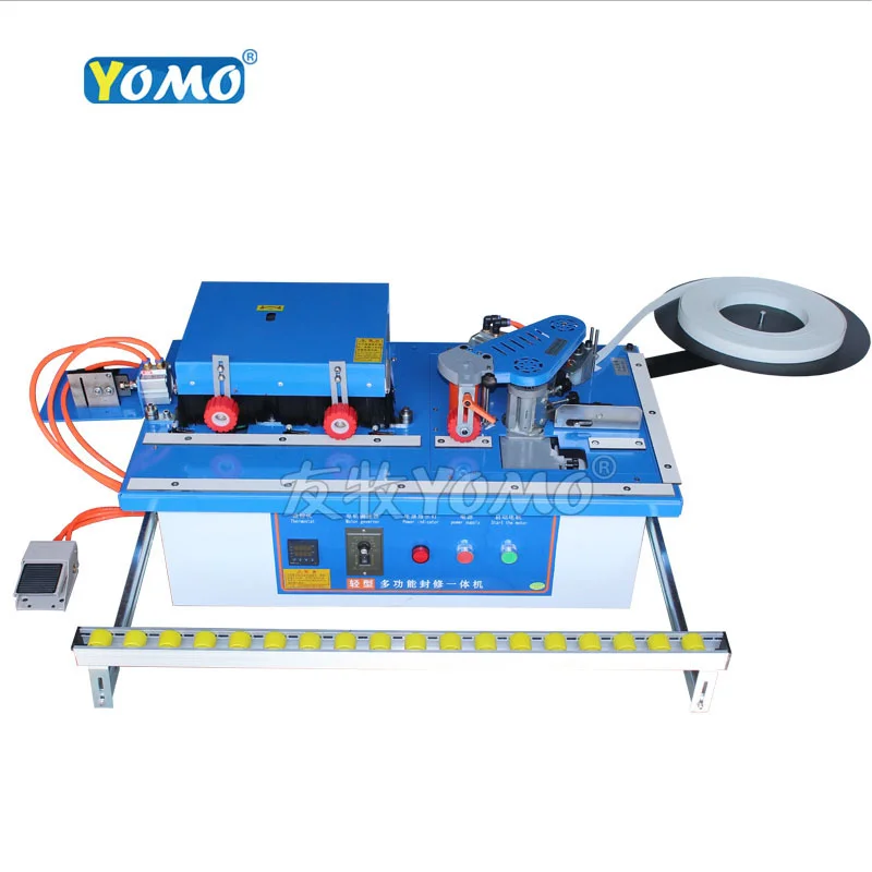 

Convenient MY70 Woodworking Edge Bander With Gluing Trimming Machine Cutting Retractable Extension Support Rod