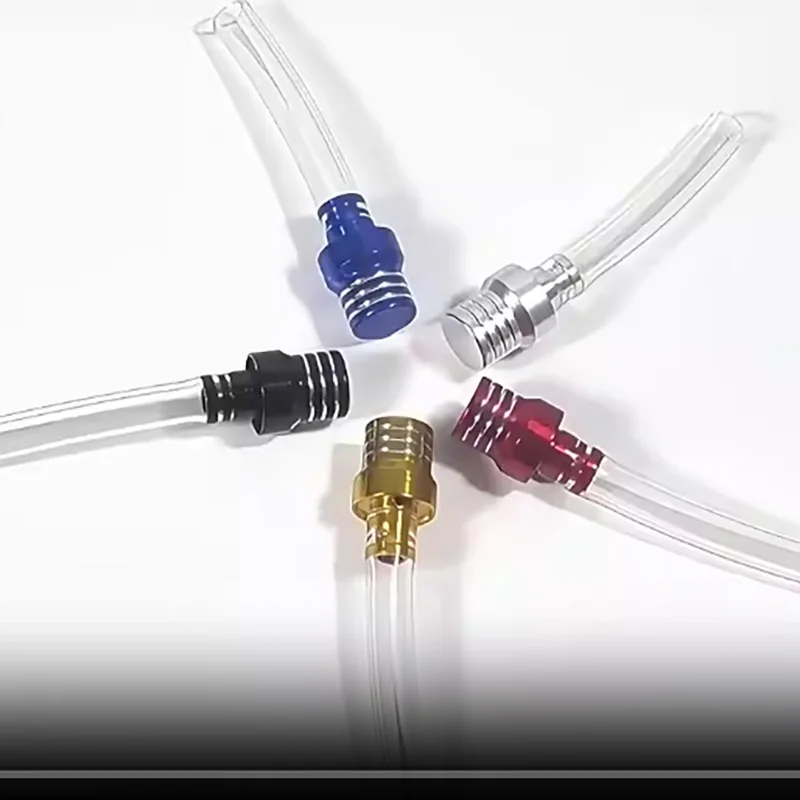 5 Pack CNC Motorcycle Gas Cap Two-way Breather Tube Vent Fuel Gas Cap Air Vent Tube Breather