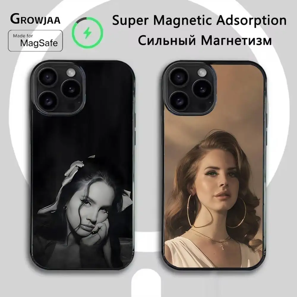 

Singer L-Lana Del Rey Phone Case For iPhone 16e,16,15,14,13,12,11,Plus,Pro,Max,Mini Magsafe Magnetic Wireless Charging