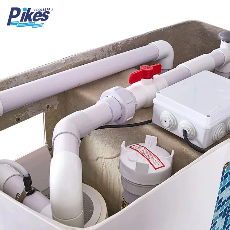 

Factory Pikes Model PK8023 Wall Mounted Acrylic Integrated Filter Small Flow Rate 10m3/h For Swimming Pool Filtration