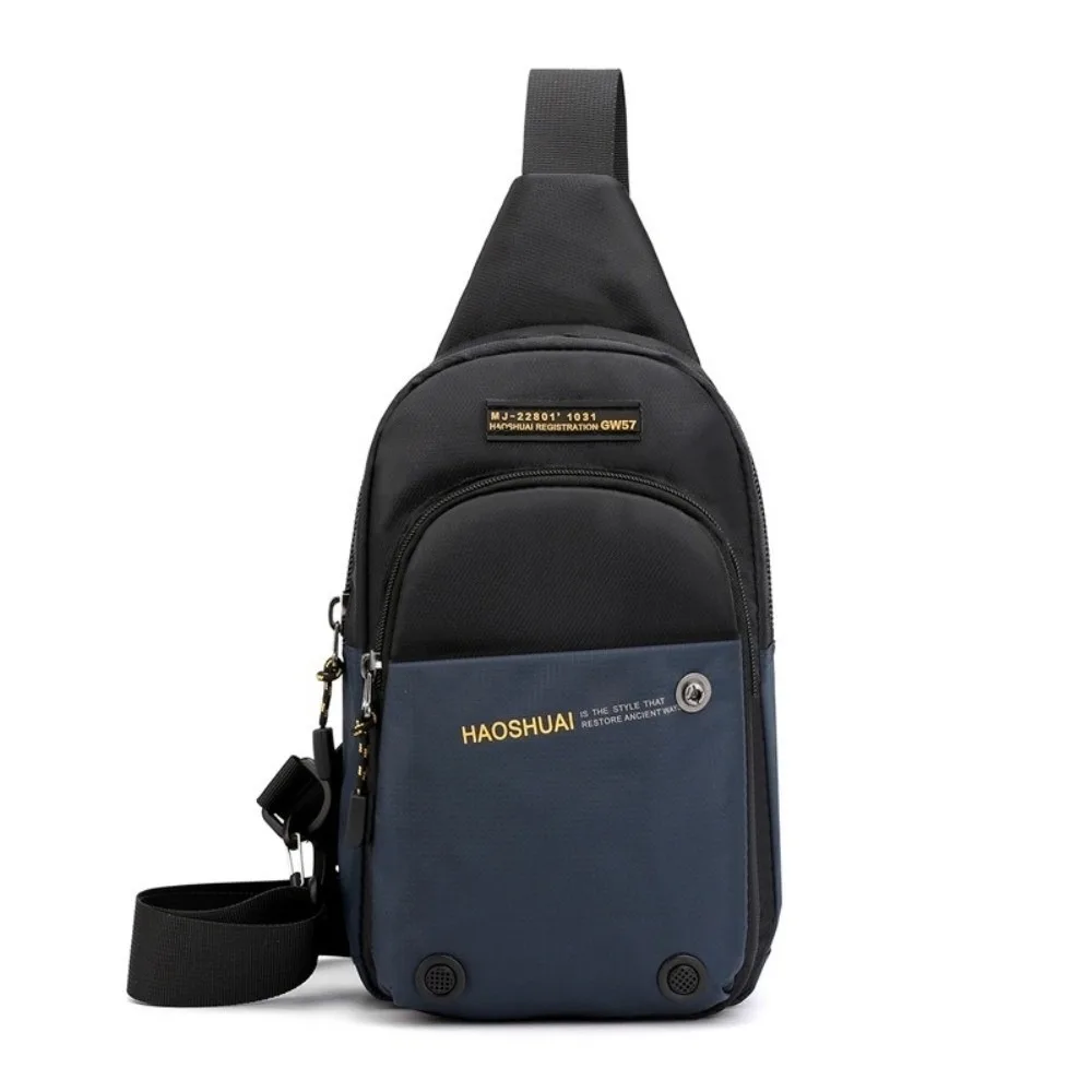 

Модная многофункциональная мужская сумка через плечо, большая вместительная водонепроницаемая спортивная нагрудная сумка, нейлоновая сумка на ремне для отдыха, унисекс