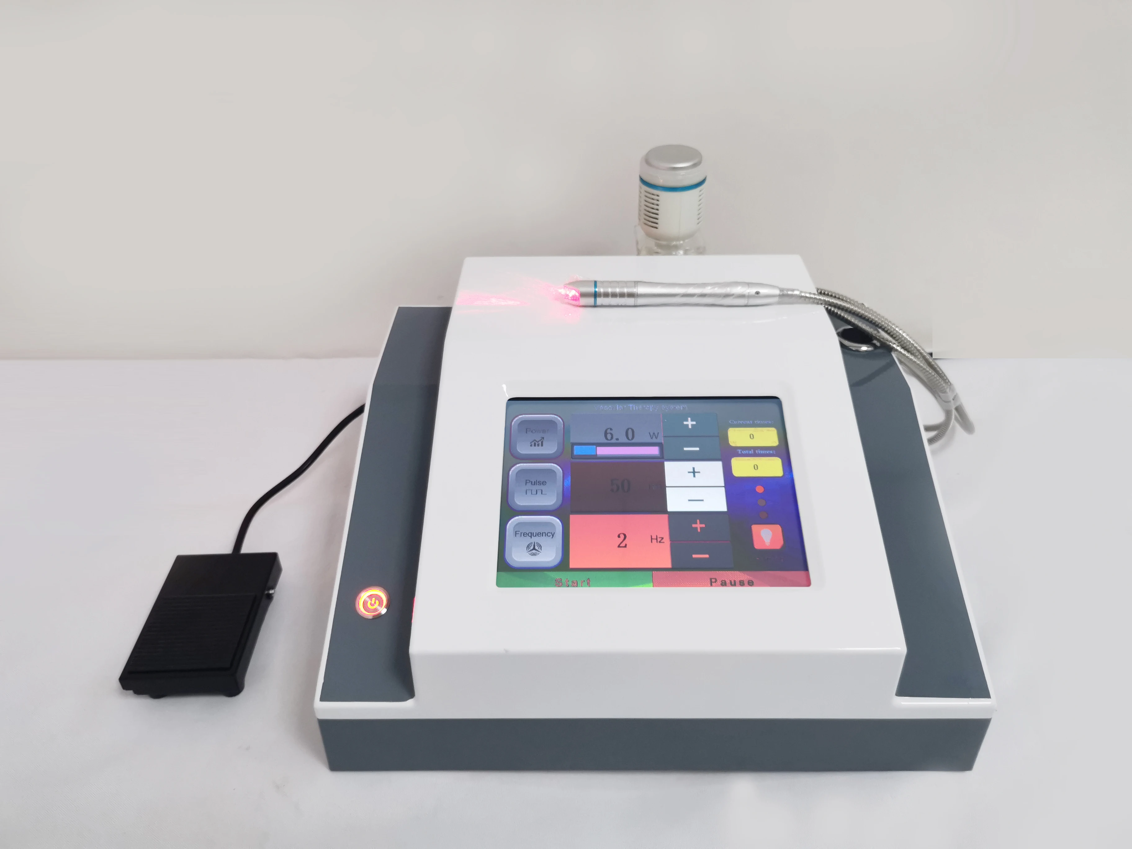 

NEW 6 in 1 Onychomycosis 980nm Diode Laser Nail Fungus Spider Vein Removal Portable Vascular Removal Red Blood Vessels Laser