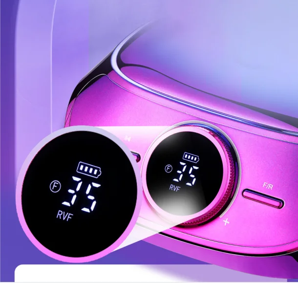 Bürstenlose hochwertige elektrische Nagelbohrmaschine, 35.000 U/min, professioneller Kupferstift, Pro-E-Datei, stark, für Maniküre, individuelles Logo