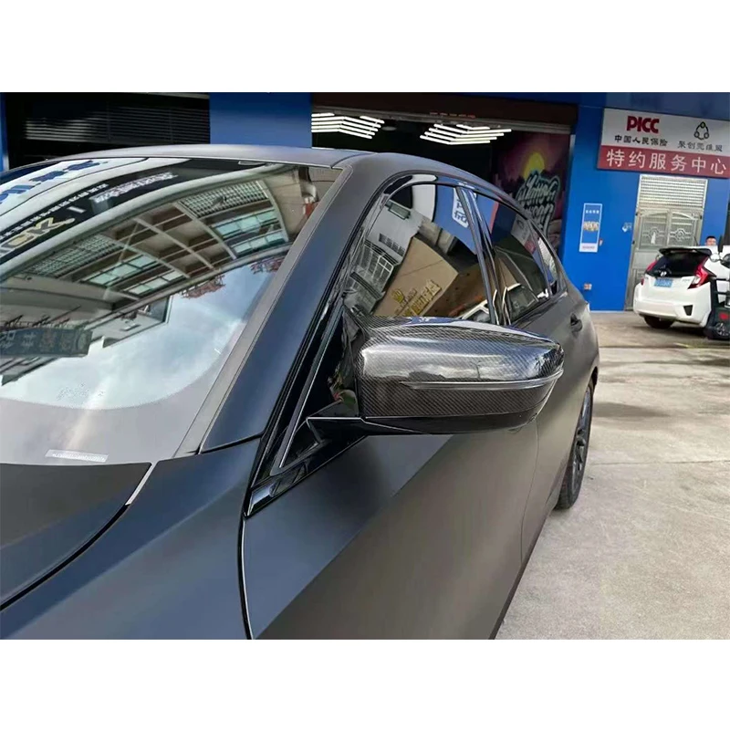 

3K Twill Carbon Weave in Glossy Finish Perfect Fitment Aerodynamic Side Mirror Housing For BMW 640i G