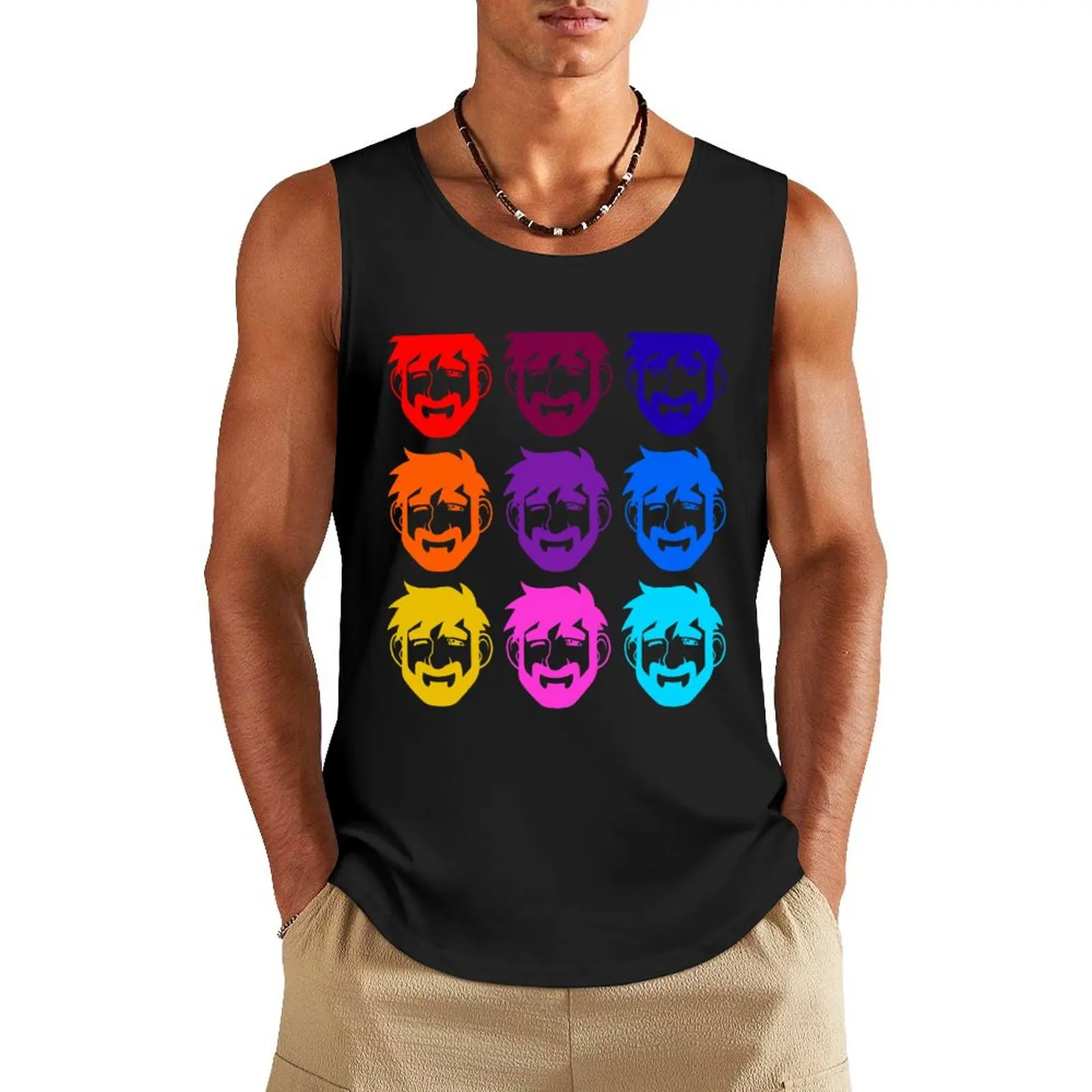 

BEARS IN THE AIR Tank Top anime clothes gym t shirt men Sports clothing