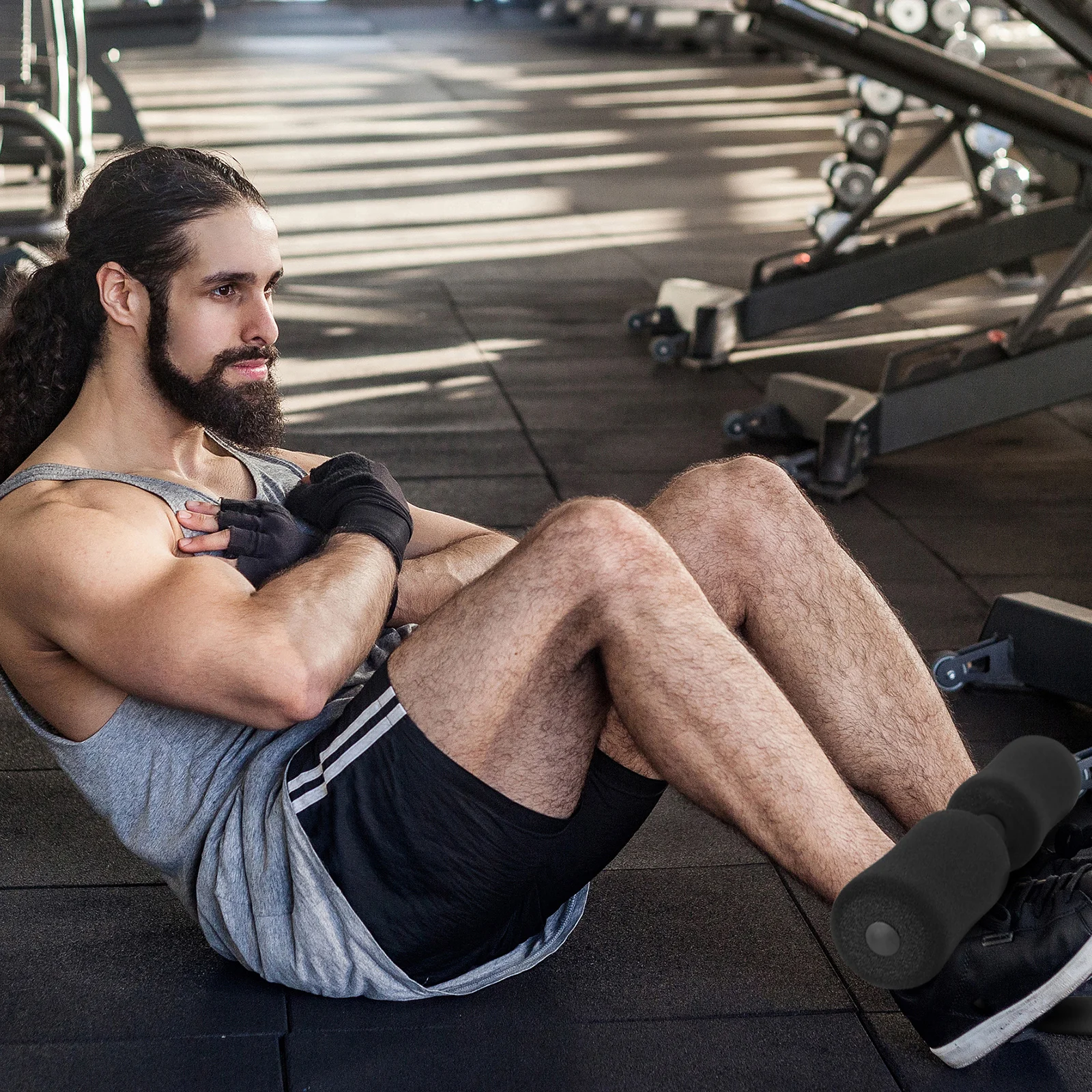 قابل للتعديل الشمال أوتار الركبة حليقة حزام قابل للغسل مرونة الساق ممارسة مساعدة الفرقة للمنزل الركبة بكرة الشعر تدريب البطن #4