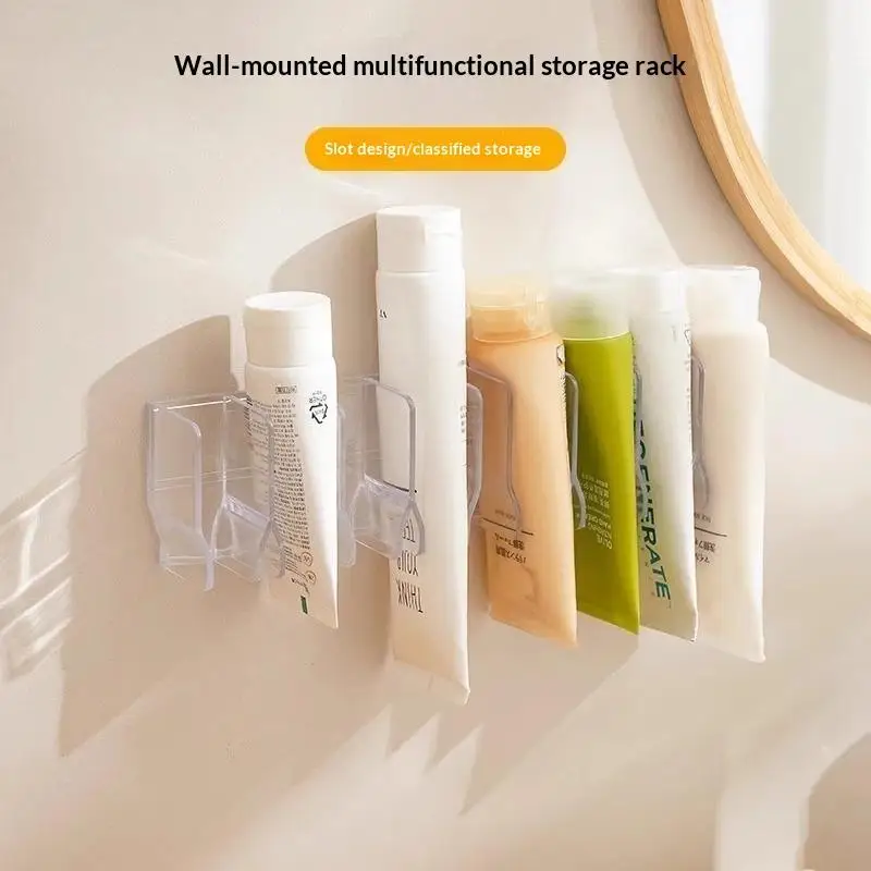 No-Assembly Hand Cream Storage Rack Multi Compartment Cosmetic Sorting Box Ready-to-Use Holder for Office Desk Skincare Storage