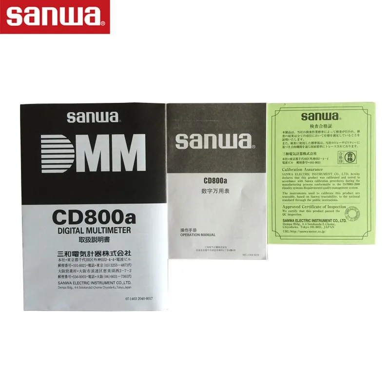 Sanwa CD800a digital multimeter / ALL-IN-ONE digital multimeter resistance, capacitance, frequency, duty cycle test