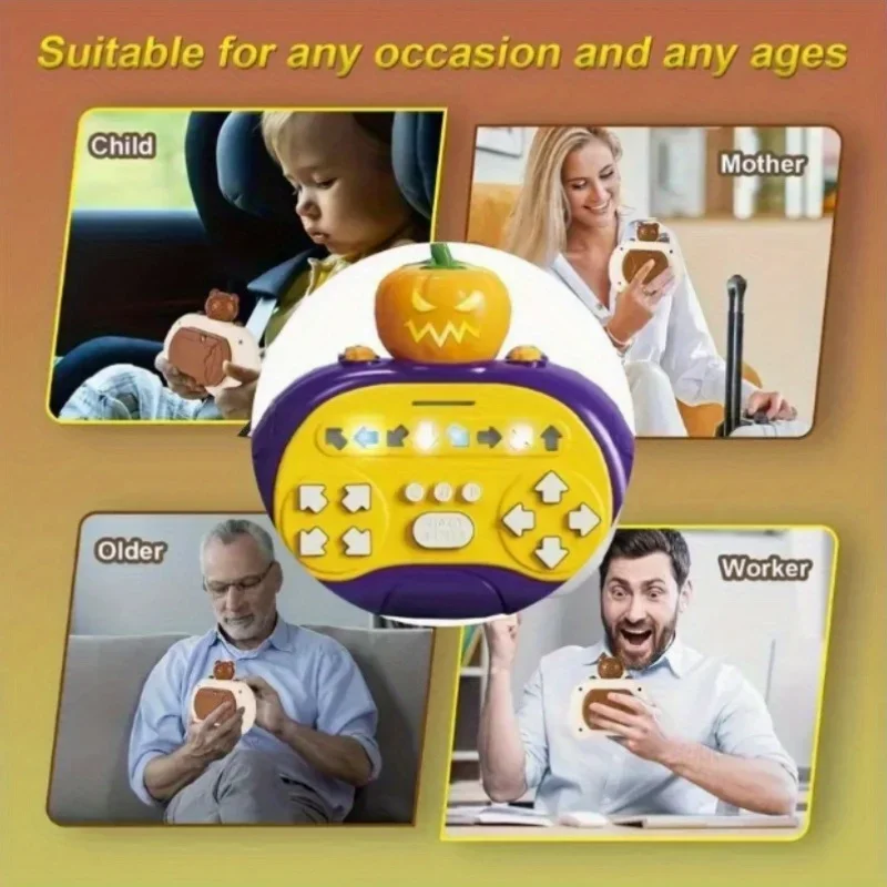 Uitdagingsmodus, decompressie, trainingsspeelgoed voor reactie-intelligentie, gameconsole met snelheidspers, kerstcadeaubroep