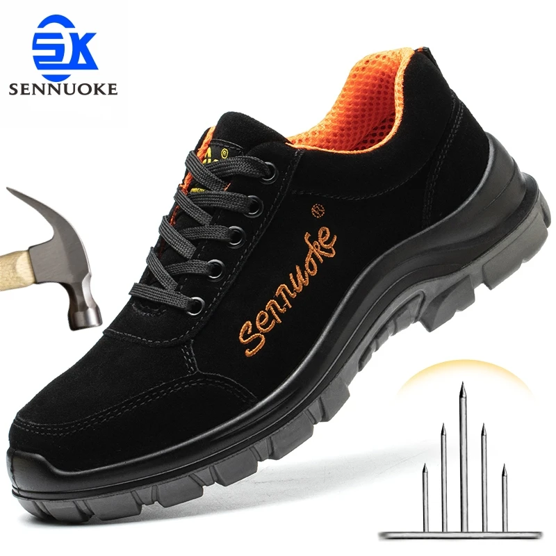 Shoes tenis zapato de seguridad para  hombre mujer industriales originales zapatero zapatillas caballero zapatos de trabajo seguridad hombre damas