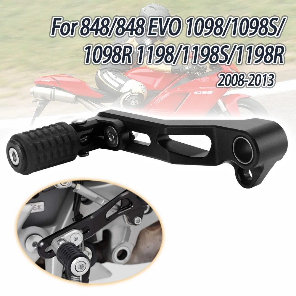 

Motorcycle Adjustable Gear Shifter Shift Pedal Lever Fits For Ducati Panigale 848 EVO 1098 1098S 1098R 1198S 1198R 2007 - 2013