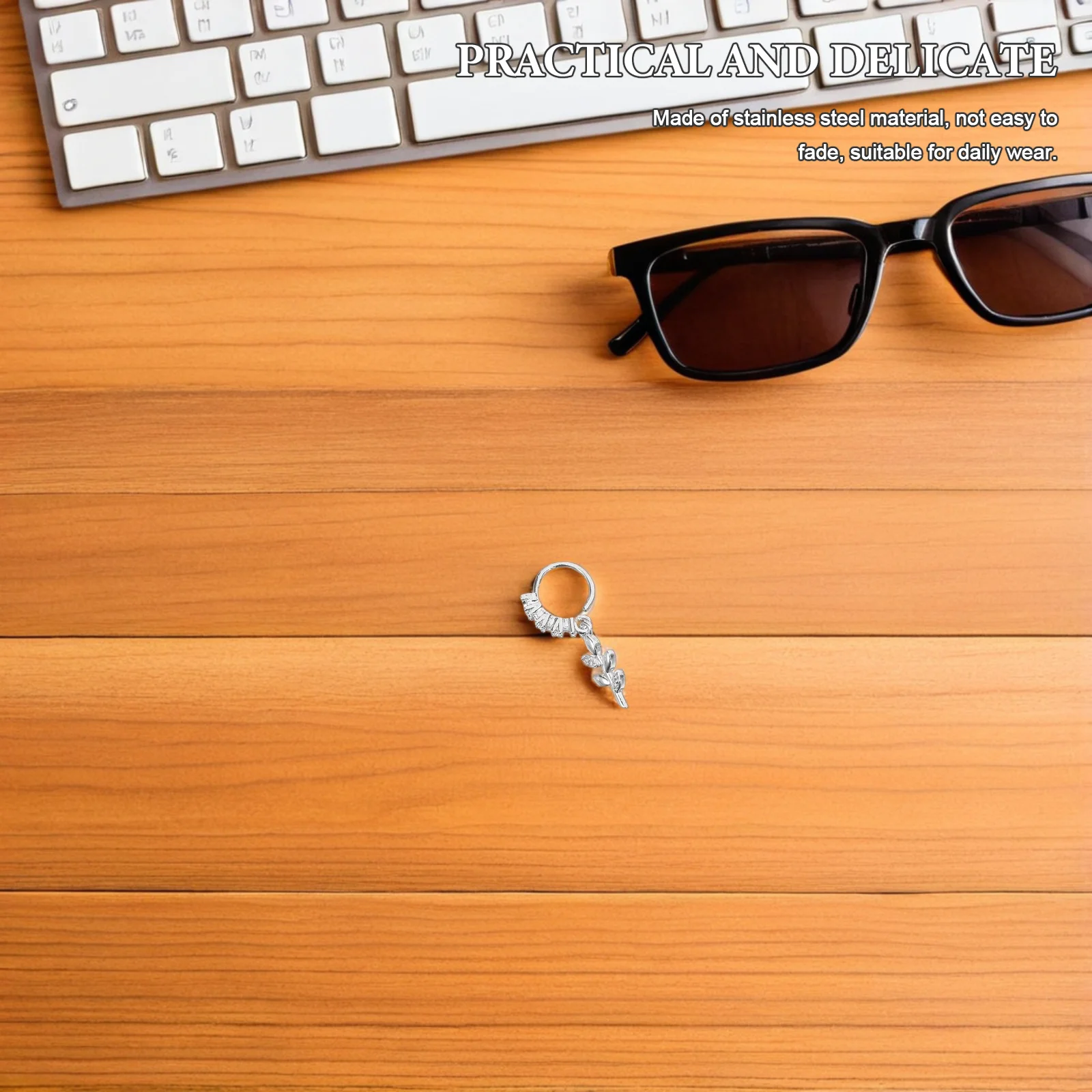 

10Pcs Stainless Steel Nose Rings for Women Creative Shiny Nose Hoop Jewelry Assorted Metal Rhinestones Daily Wear Chic Accessory