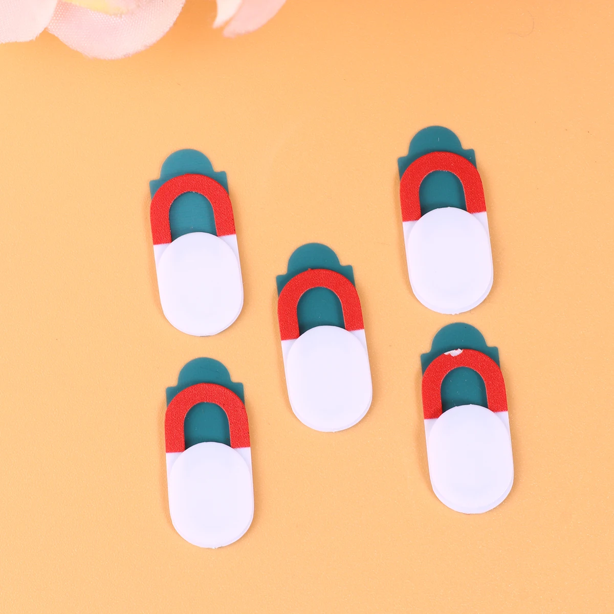 

6pcs Slider Smartphone Webcam Cover For Laptop Tablet Smartphone Security Protection Webcam Cover Sticker White