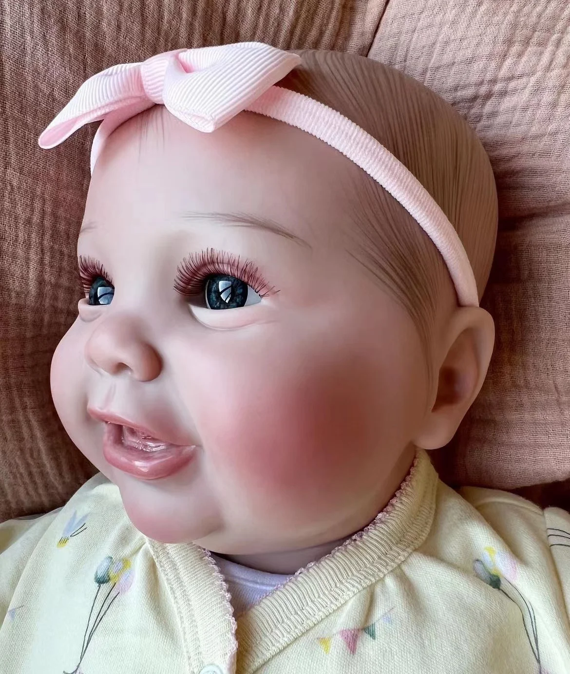 SANDIE 24 インチ リボーンベビードール コディ 手描きの髪付き 3D スキン 完成品人形 実物写真 クリスマスギフト