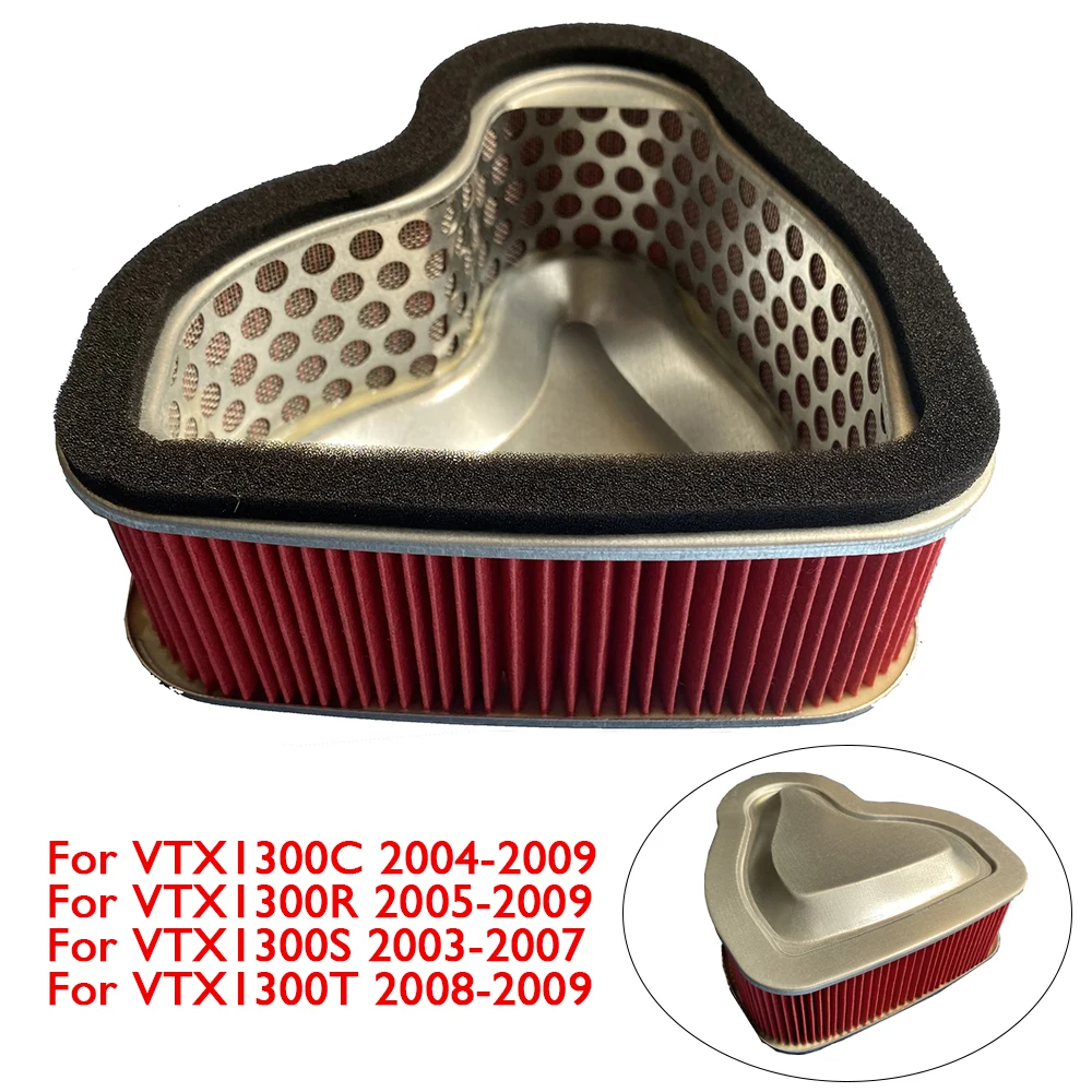 

Motorcycle Engine Air Intake Filter Cleaner Air Filter Element For Honda VTX1300C VTX1300R VTX1300S VTX1300T VTX1300 C/R/S/T