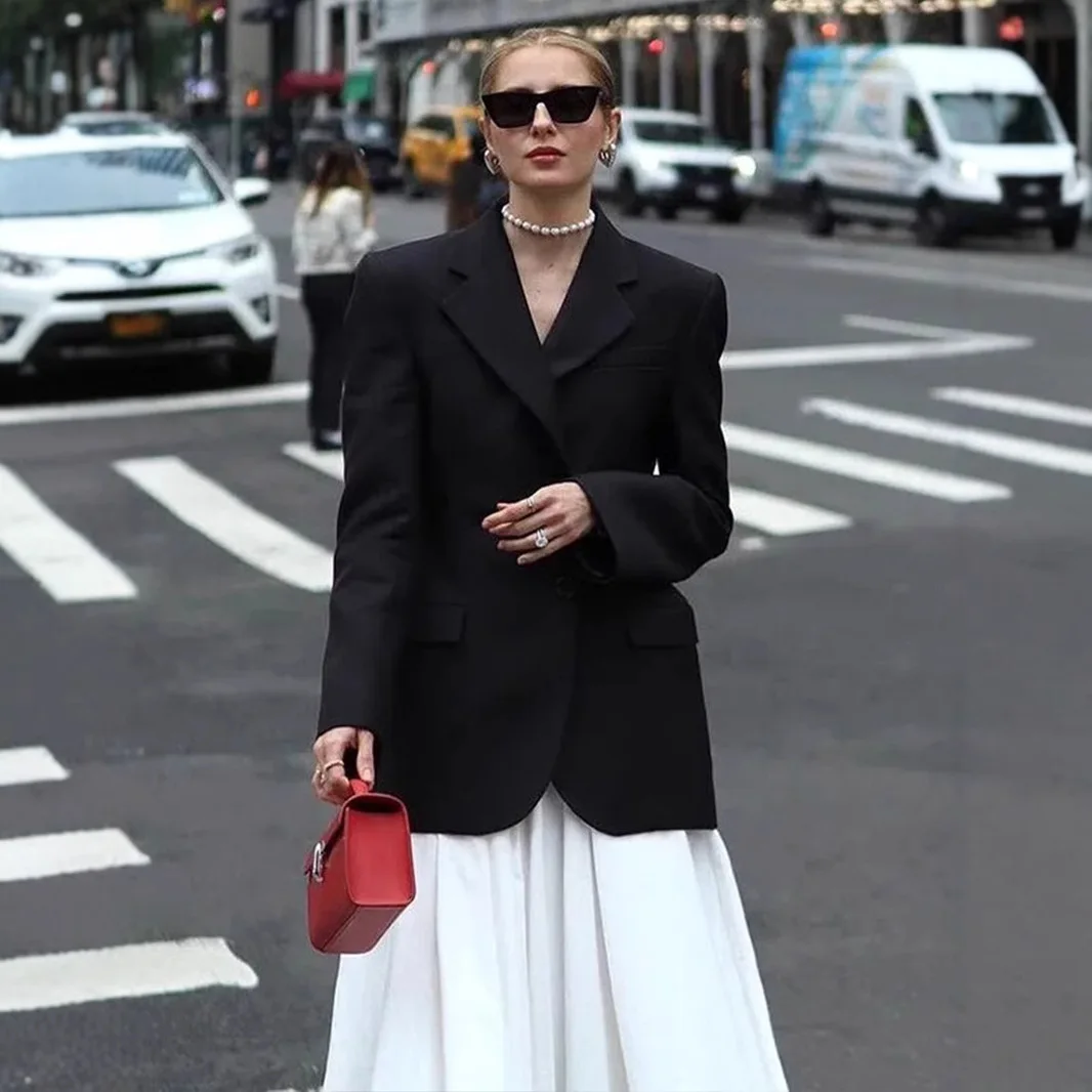 

Busin Commute Thiened Polycarbonate V-ne Waist Emphasized Sling Fem Coat Tailored Ladies' Attire Polyester Fab...