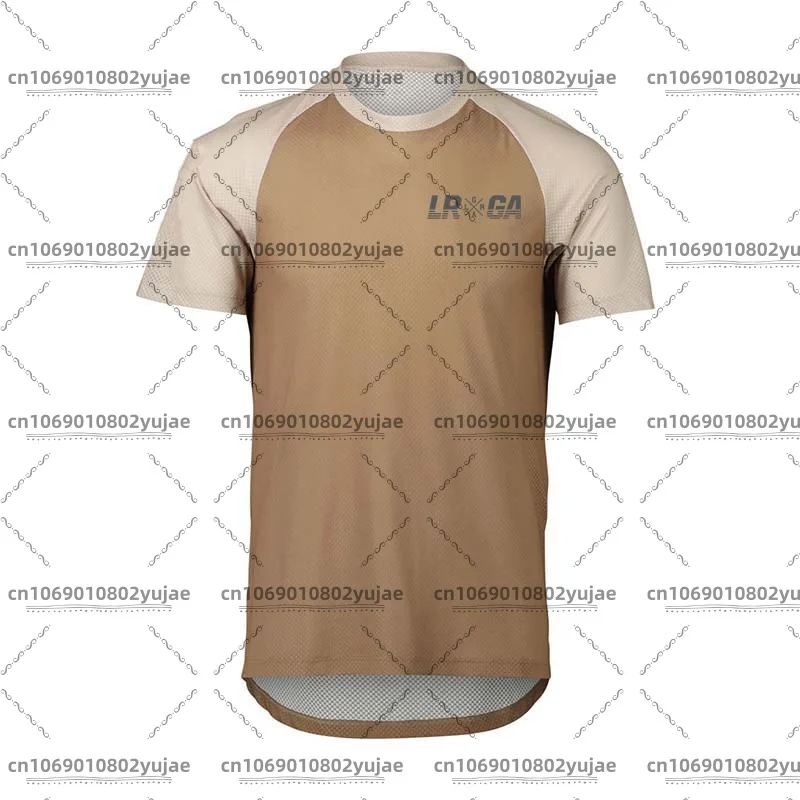 loose riders jersey men's summer mountain bike shirt BMX endurance mountain bike sweatshirt Breathable quick-drying T-shirt