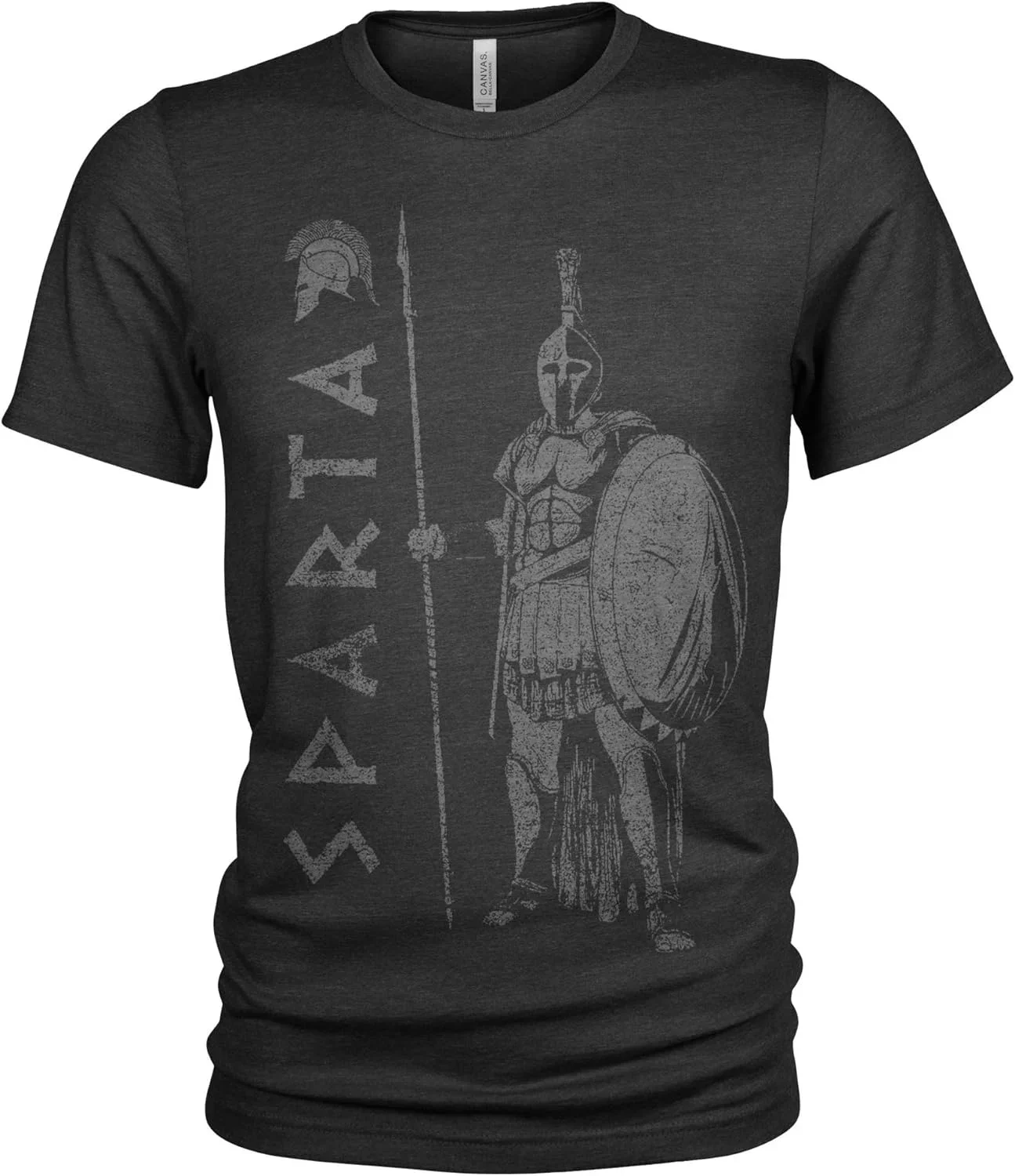 

Vintage Spartan Warrior T-Shirt New 100% Cotton O-Neck Short Sleeve Casual Mens T-shirt Size S-3XL