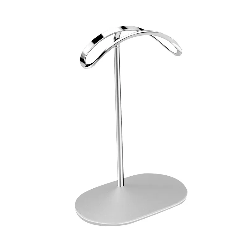 Aluminiowy, metalowy, zakrzywiony stojak na słuchawki do Airpods Max, uchwyt na słuchawki, półka na biurko z antypoślizgową podstawą, oszczędzający miejsce. — zdjęcie produktu 7