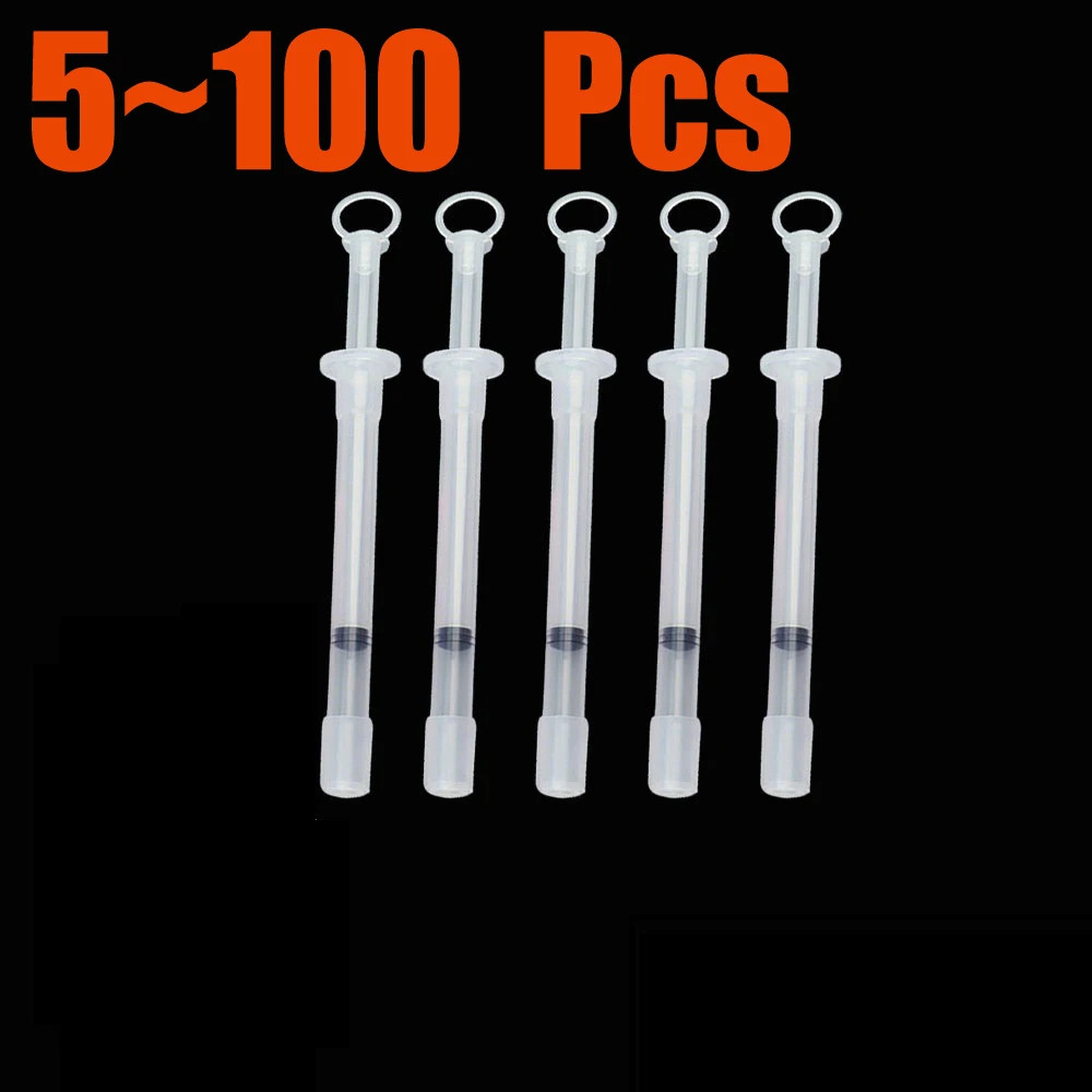 5/10/30/50/100Pcs Vagina Detox Suppositories Applicator Disposable Medical PP Capsule Applicators Available for Pills Accessory