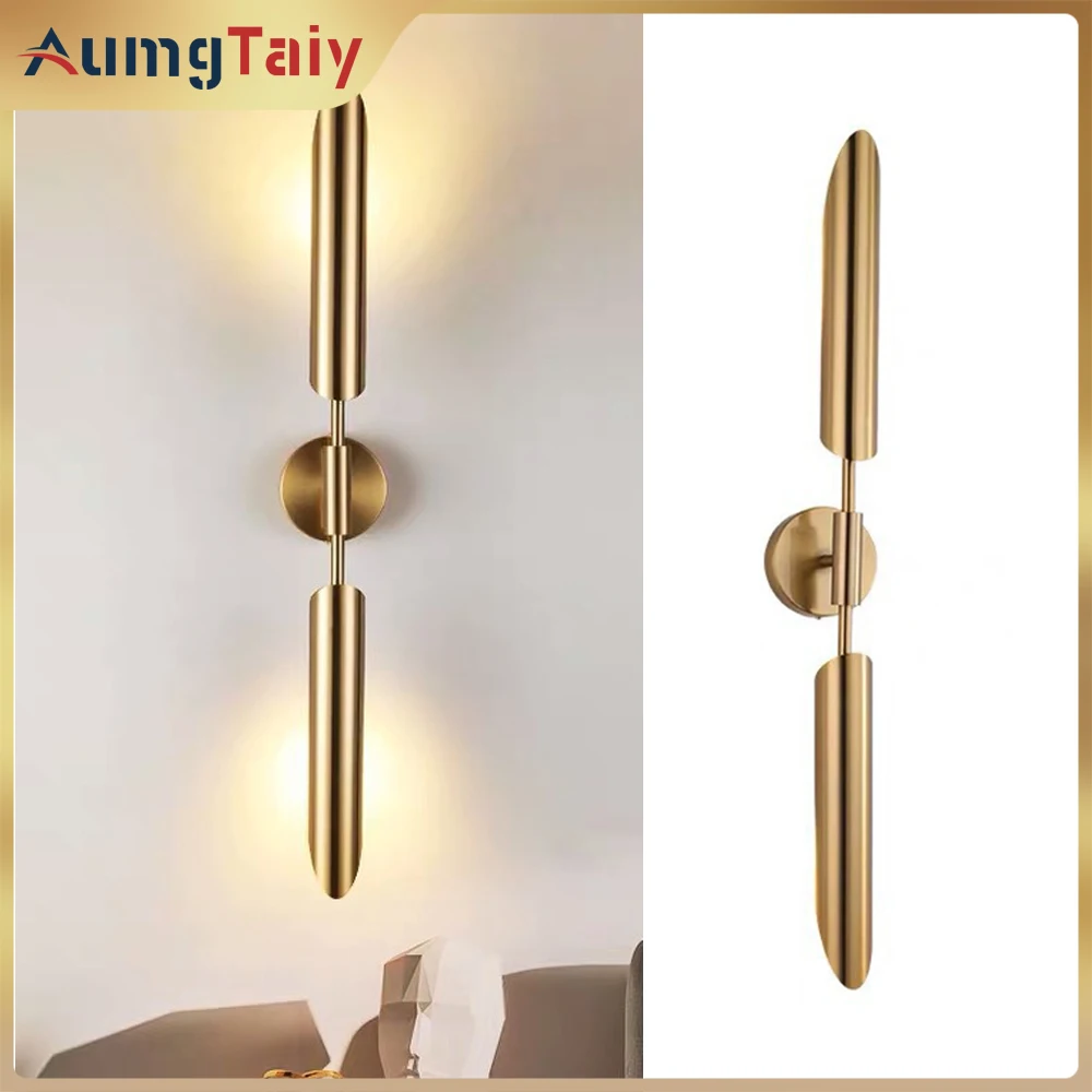 8W Post-modern Nordic LED Creative Wall Lamp for Aisle Staircase Corridor Personality Metal Background Bedroom Aisle Bedside