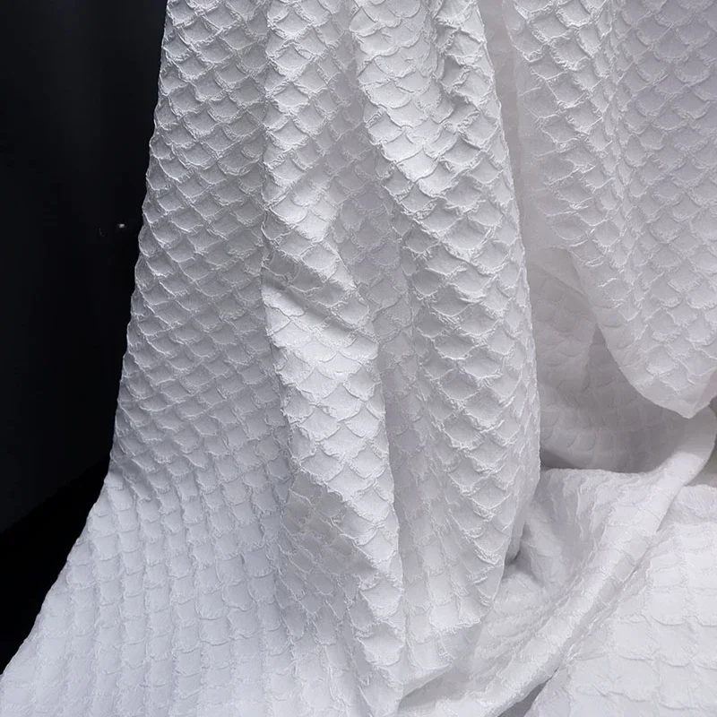 

Китайская жаккардовая текстурная ткань, трехмерная веерообразная классическая одежда, шитье «сделай сам», креативная дизайнерская ткань