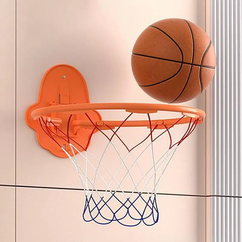 バスケットボールフープ 32 センチメートルドリブルサイレントバスケットボールトレーニングフープノイズレスバウンス壁掛け幼児屋外おもちゃ子供のため