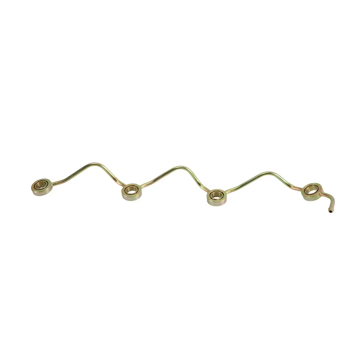 #36F Diesel Injector Pipe,Crude Oil Injector Fuel Rail Pipe for Toyota for Hilux LN106 LN167 (Gold)