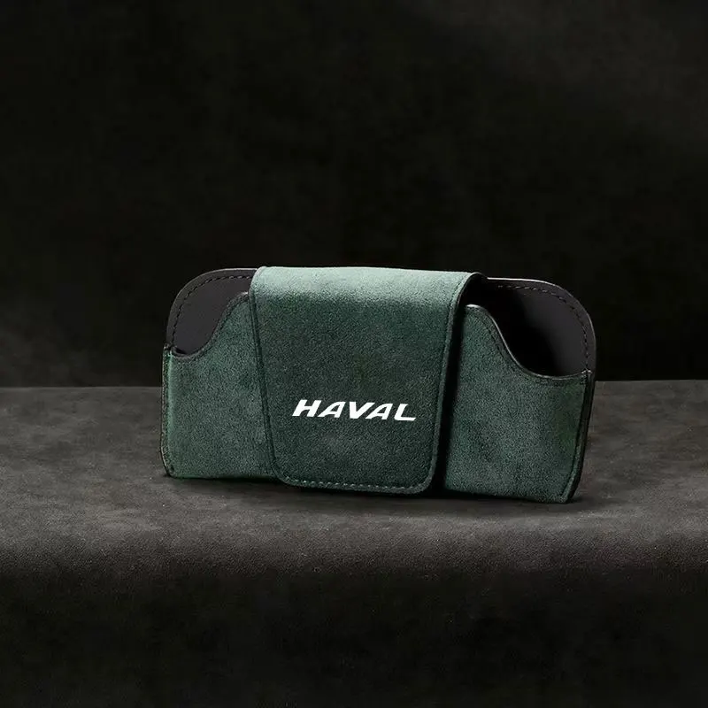 For Haval F7 H6 F7x H2 Car Glasses Holder Clip Accesorios Interior Decoration Case Cover Eyeglass Organizer Sun Glasses Storage