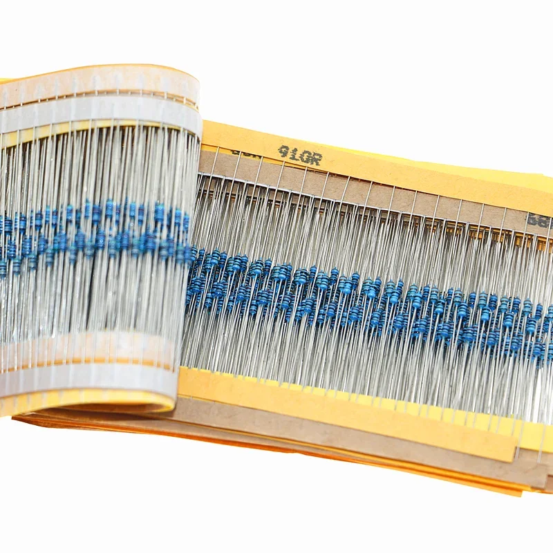 2425Pcs 97 Value 1% 1/8W 0.125W Metal Film Resistor Assorment Kit 1R ~ 1M Range Pack