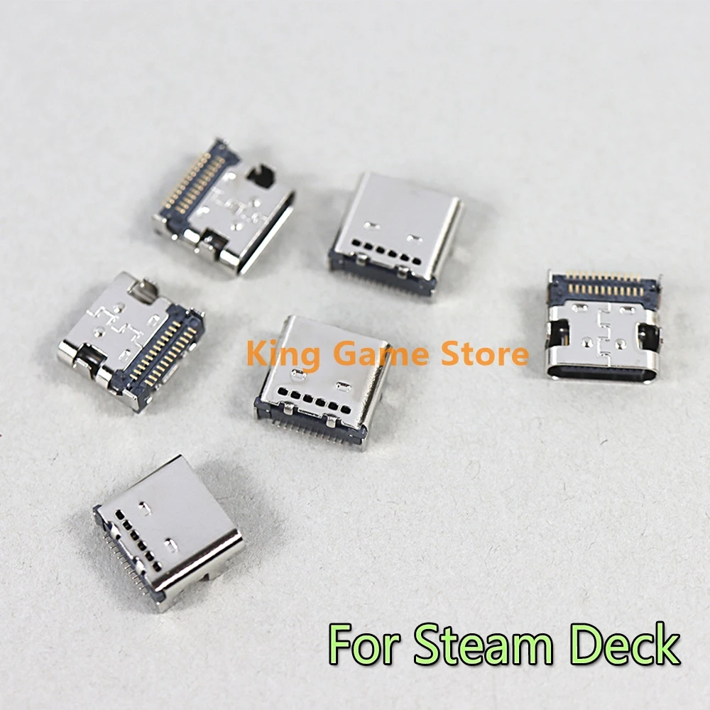 

100PCS/200PCS Type-C Charging Port for Steam Deck Charging Socket Connector Repair Replacement Parts For Steam Deak