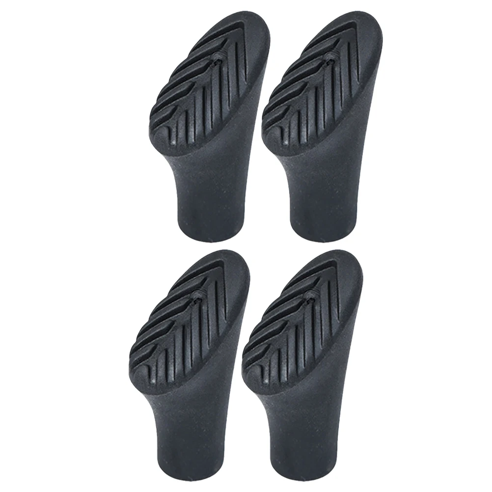

4Pcs Alpenstock Tip Covers Rubber Anti-Slip Protection Cover for Trekking Hiking Walking Pole Replacement Alpenstock Cover