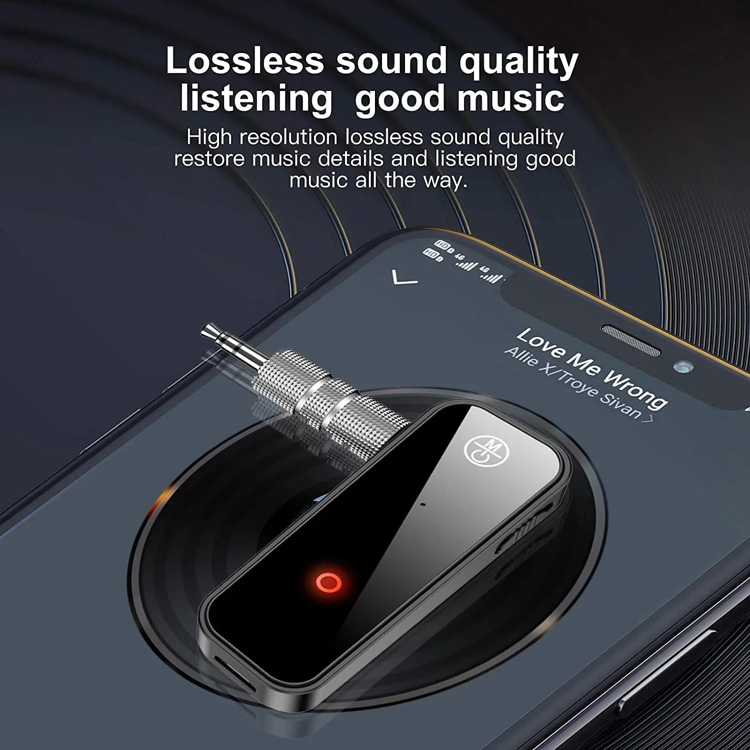 Bluetooth 5.0 Audio Receiver Transmitter Hansfree Call 3.5mmAUX Jack USB Dongle Stereo Music Wireless Adapters For TV PC Car Kit - view 5