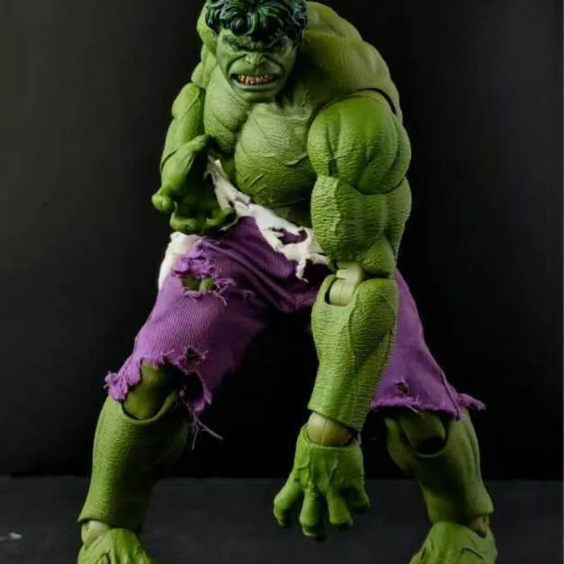 Brinquedos Artesanais em Escala 1/12 Edição Danificados em Batalha do Hulk, Roupa Branca com Calças Roxas para Figuras de Ação de 6''