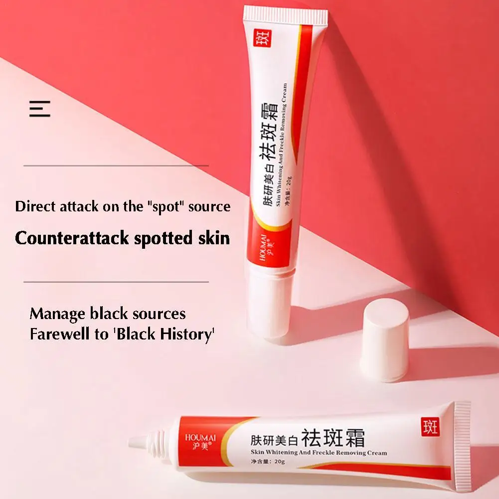 Whitening Freckle Face Cream, Remover manchas escuras, Cremes Anti Freckle, Niacinamida Fade Pigmentation, Melasma Ilumina Cuidados com a pele, 20g