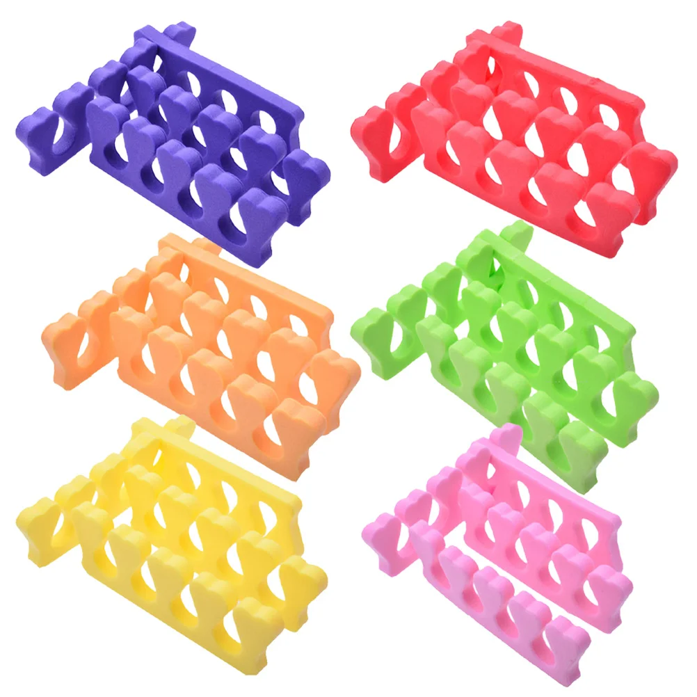 Separador de uñas de esponja para mujer, divisor de dedos para manicura y pedicura, herramientas de arte, Kit de lima de uñas para salón, uso doméstico, 15 Uds.